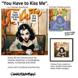 "You Have to Kiss Me." 3D Art Graphic