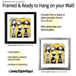 "Best Friends" 3D Art Graphic