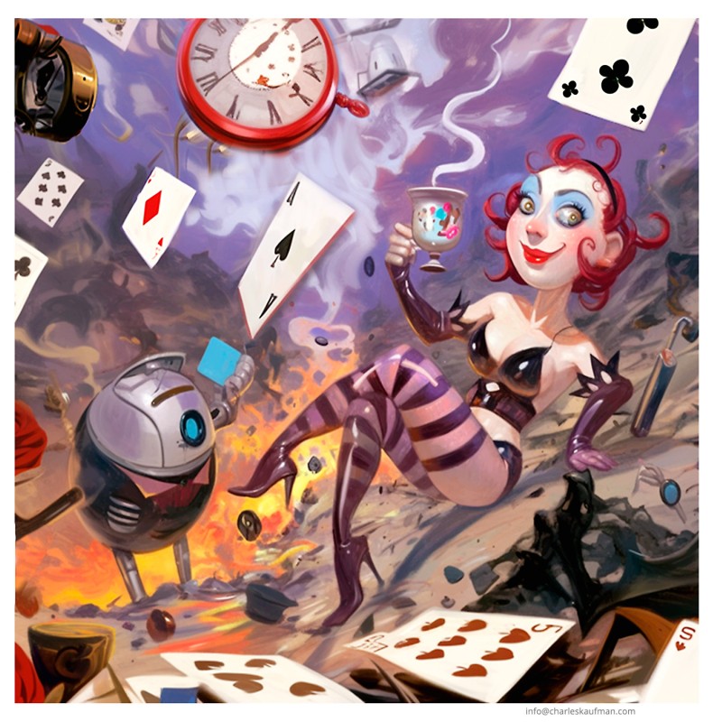 "Once Upon a Time" 3D Grafik.