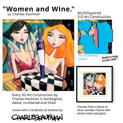 "Women and Wine" 3D Grafik.