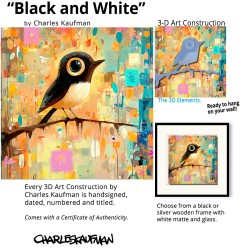 "The Happy Little Bird" 3D Art Graphic