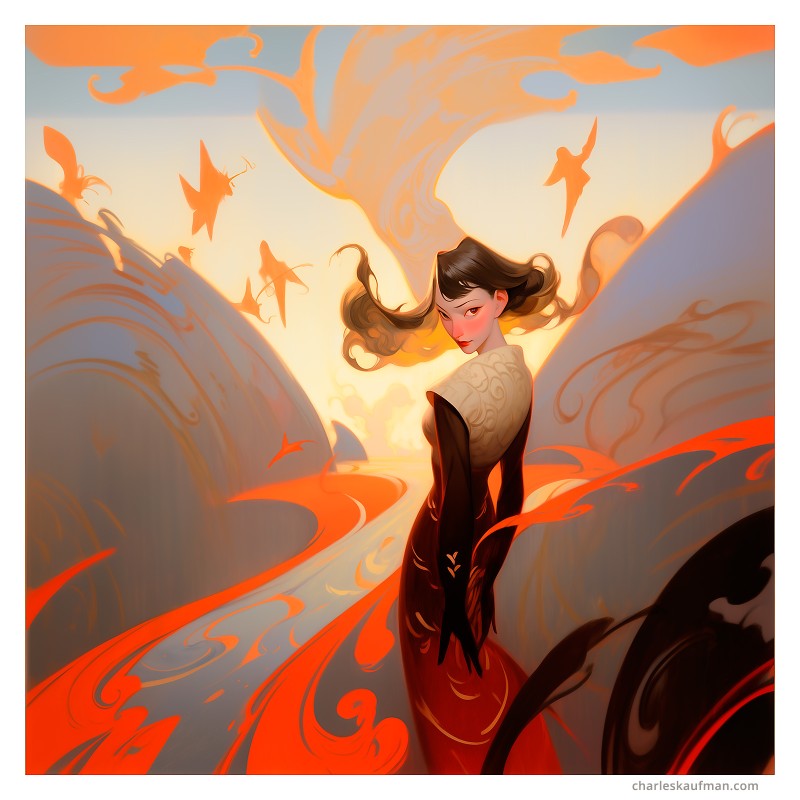 "Sunset" Giclée Print on Canvas