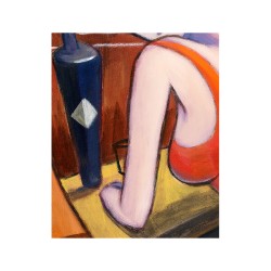 "Night Life" Giclée-Druck auf Leinwand