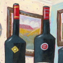 "Merlot, Zinfandel, Pinot Noir" Giclée-Druck auf Leinwand