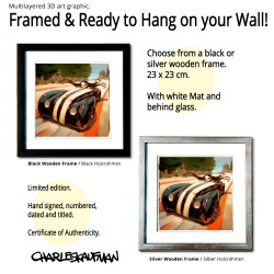 "Wind in Her Hair" 3D Art Graphic