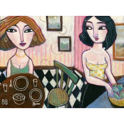 "Dinner for Two" Painting.