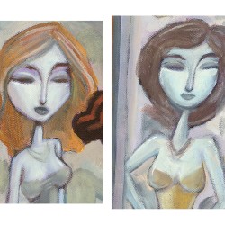 "Fashion Alley" Giclée-Druck auf Leinwand