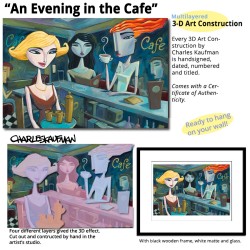"An Evening in the Cafe" 3D Grafik.