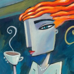 "An Evening in the Cafe" 3D Grafik.