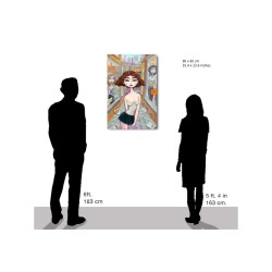 "Fashion Alley" Giclée-Druck auf Leinwand