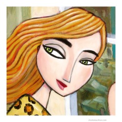 "Two Women in a Hotel"  3D Grafik.