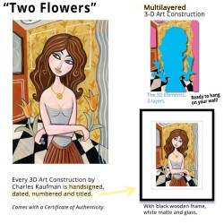 "Two Flowers" 3D Grafik.