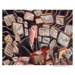 "Too Much Information" 3D Art Graphic
