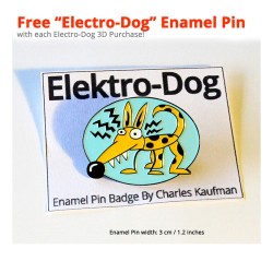 "Elektro-Dog" 3D Grafik.