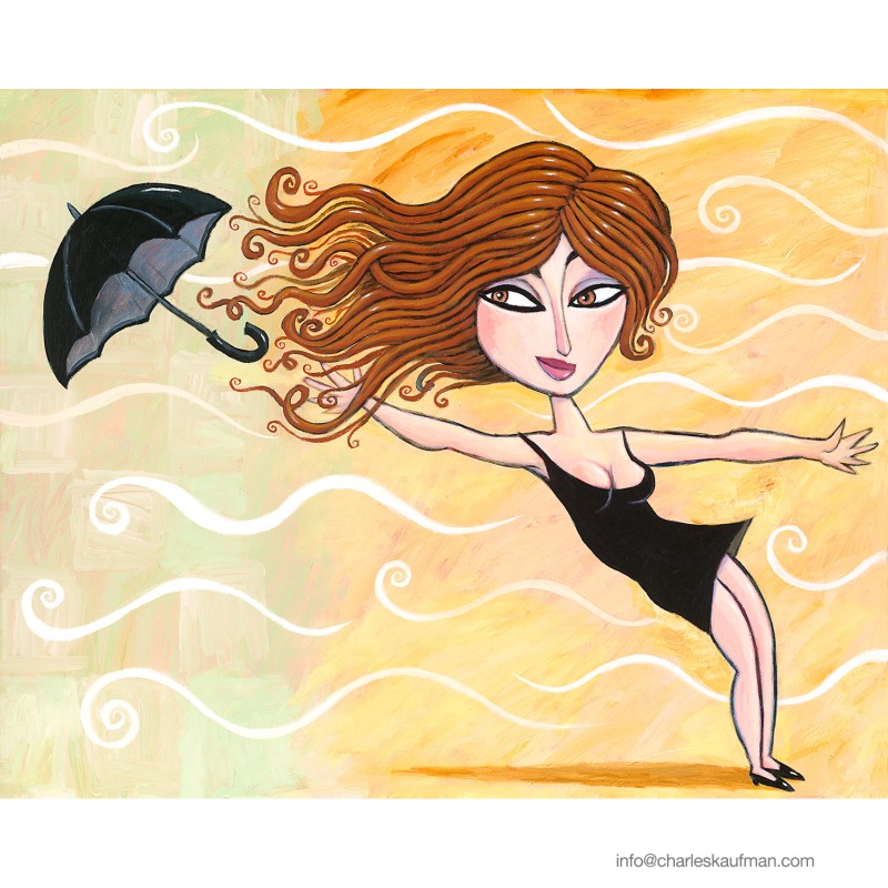 "A Windy Day" 3D Art Graphic