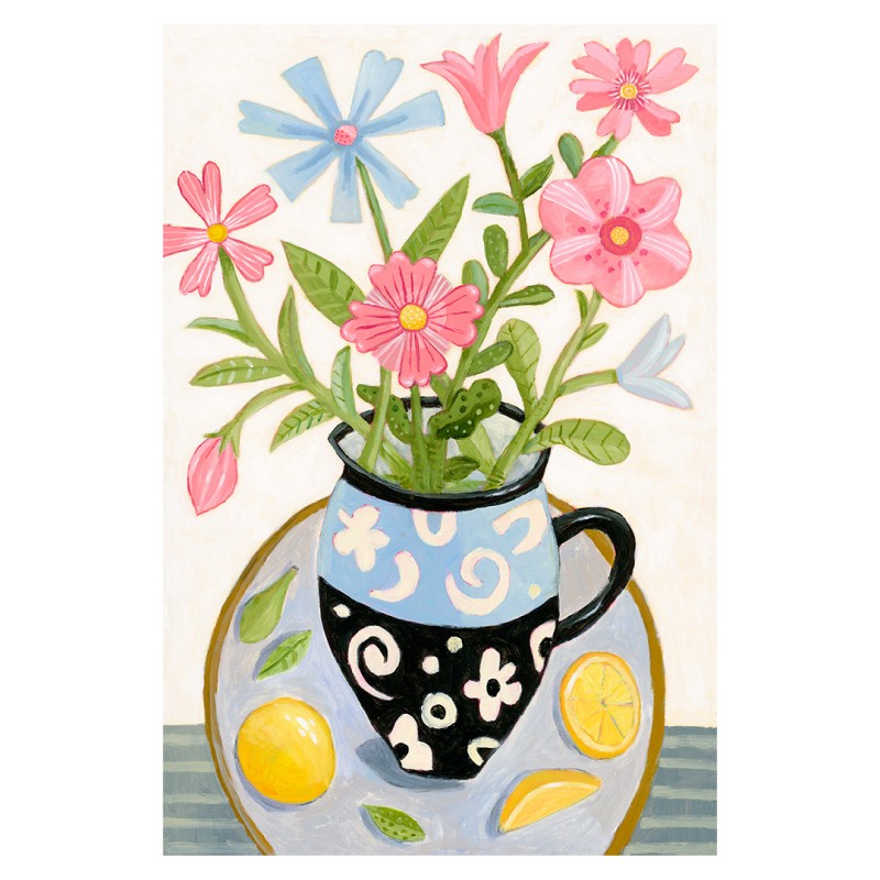 "Pink Flowers" 3D Art Graphic