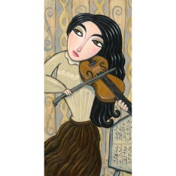 "The Violin Player" 3D Art Graphic