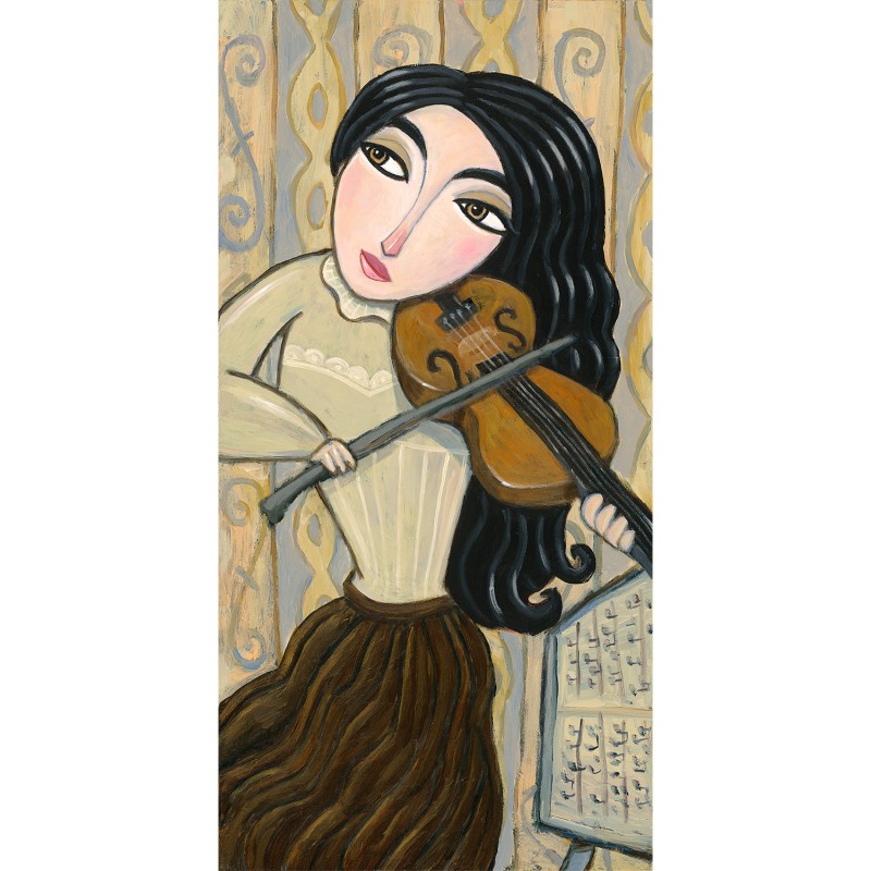 "The Violin Player" 3D Grafik.