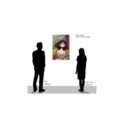 "Dinner For One". Giclée Print on Canvas.