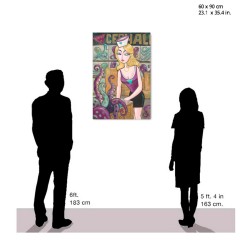 "Rent a Cephalopod". Giclée Print on Canvas.