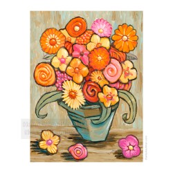 "Bouquet of Flowers" 3D Art Graphic