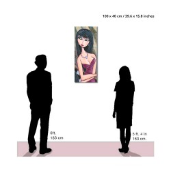 "Women in a Purple Dress" Giclée-Druck auf Leinwand