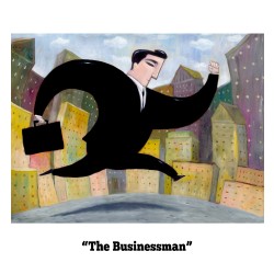 "The Businessman" 3D Art Graphic
