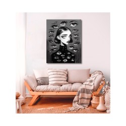 "The Eyes Have It". Giclée-Druck auf Leinwand.