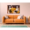 "Two Women Sitting on a Couch" Giclée-Druck auf Leinwand