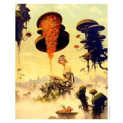 Giclée Print on Canvas: "Out of this World"