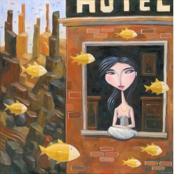 Giclée Print on Canvas: "Room with a View"