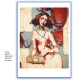 Giclée Print on Fine Art Paper : "Woman Sitting at a Table"".